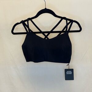Savage X Fenty Black Cross-Strap Bralette
